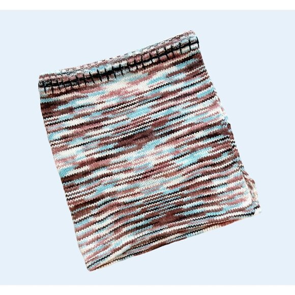 RAGGED PRIEST Space Dye Yarn Knit Mini Sweater Skirt Size Medium - Picture 2 of 8